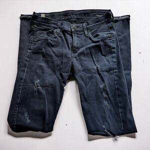 Citizens of Humanity Avedon Destroyed Skinny Jean in Washed Black